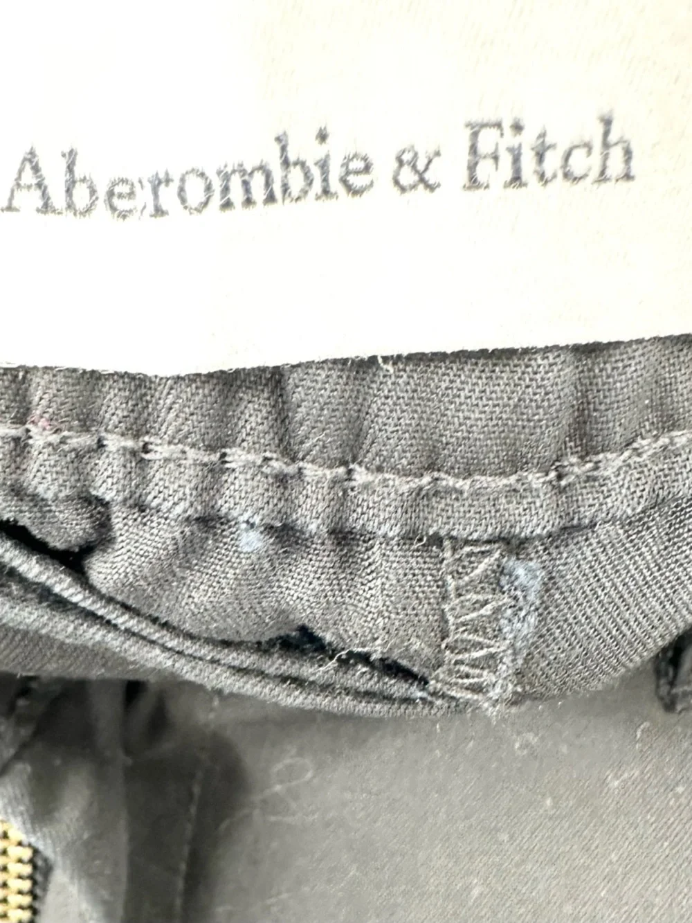 Abercrombie & Fitch NWT Women’s Black High Waist Joggers Tie Ankle Size Medium